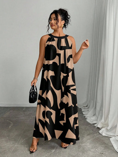 Zara | Vibrant Halter Summer Dress