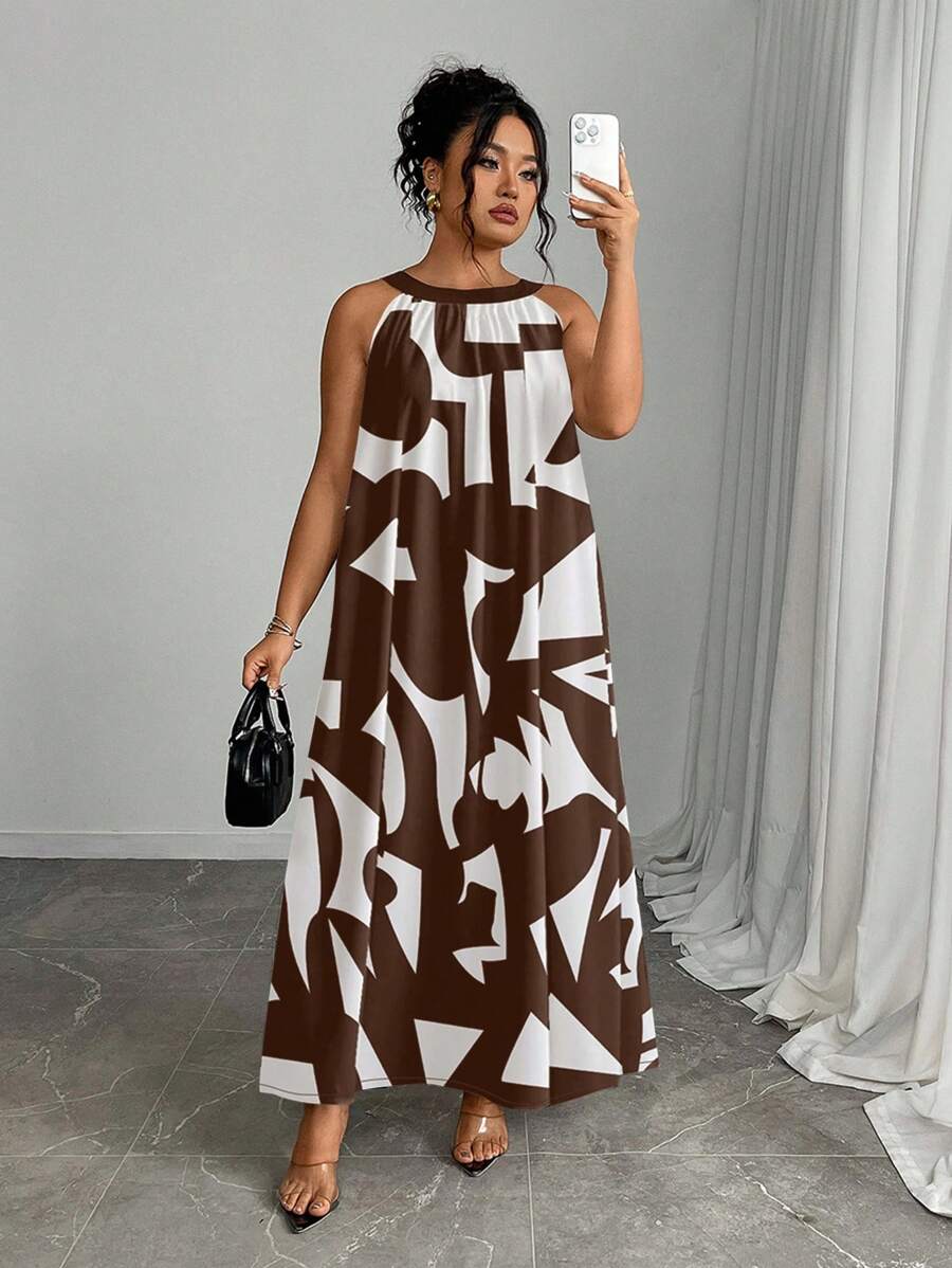 Zara | Vibrant Halter Summer Dress