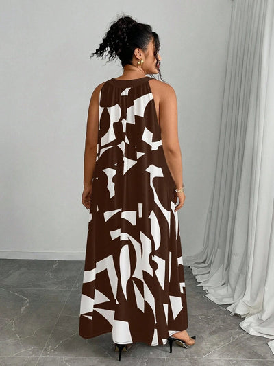 Zara | Vibrant Halter Summer Dress