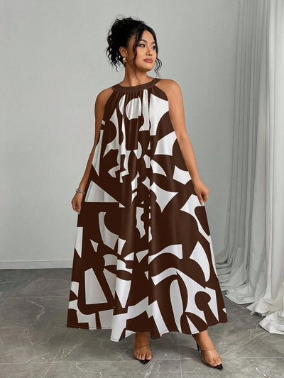 Zara | Vibrant Halter Summer Dress