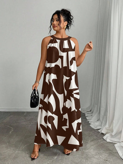 Zara | Vibrant Halter Summer Dress