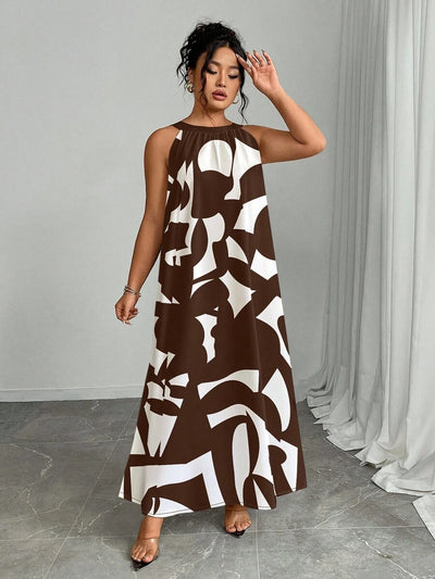 Zara | Vibrant Halter Summer Dress