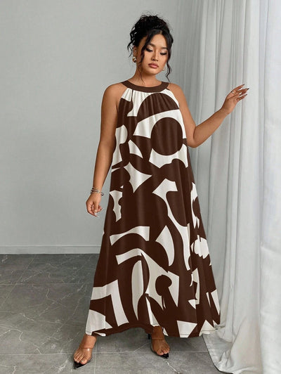 Zara | Vibrant Halter Summer Dress