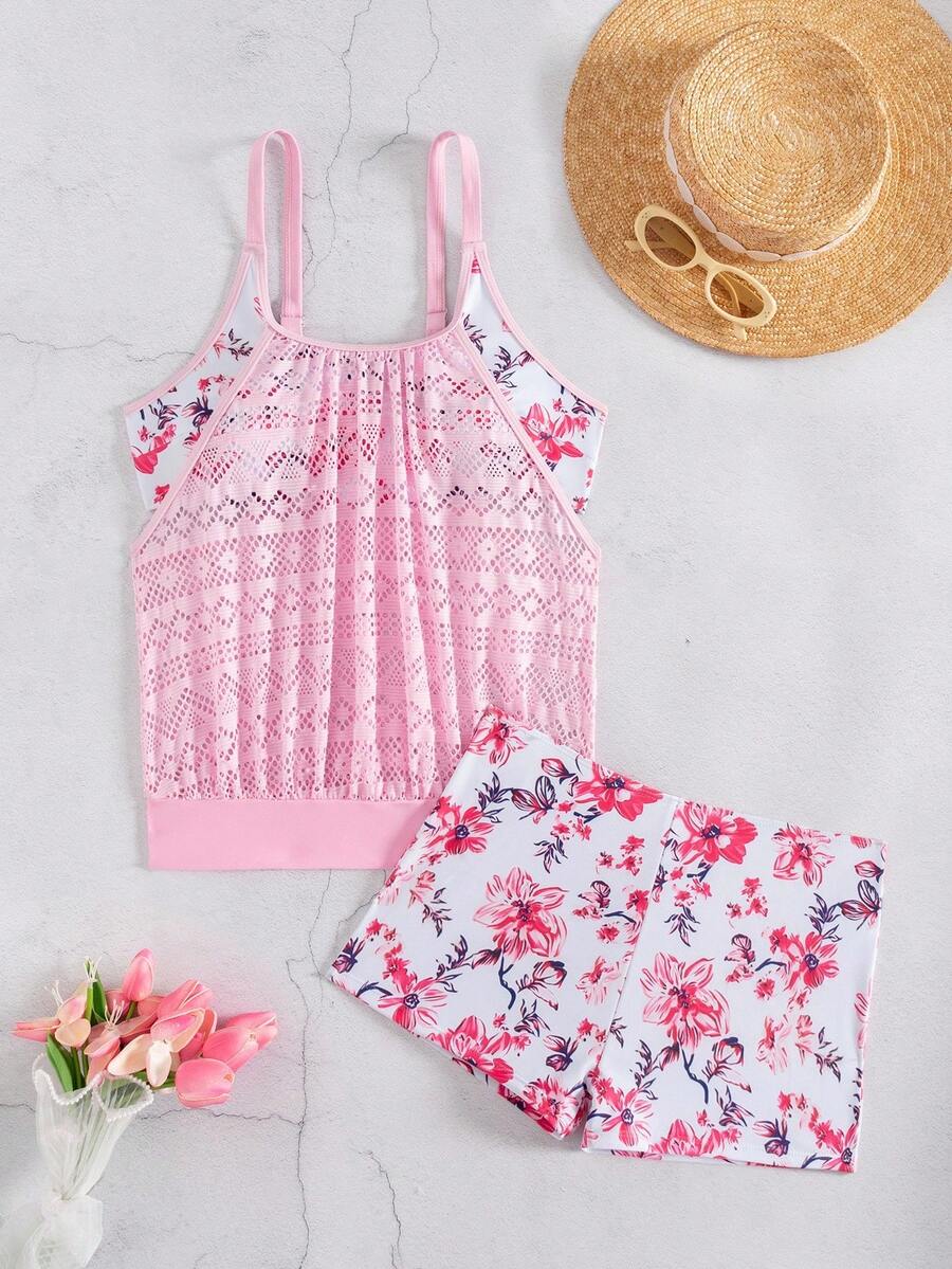 Coastal | Floral Tankini Set