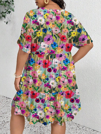Flora | Retro Floral Summer Dress