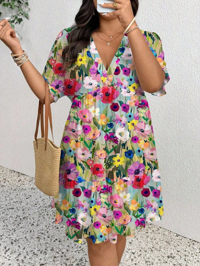 Bella | Flared Hem Summer Dress