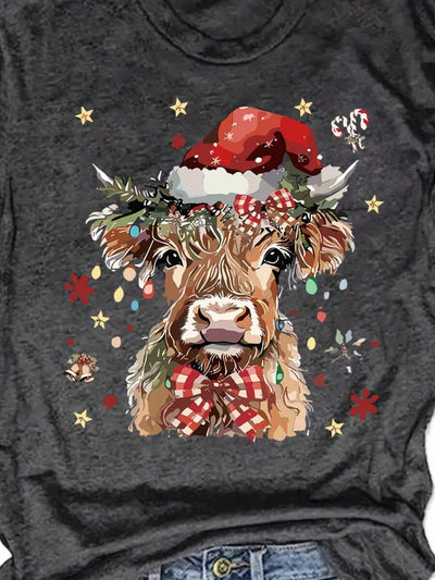 Blinky | Festive Cow T-Shirt