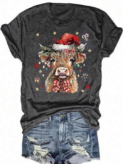 Blinky | Festive Cow T-Shirt
