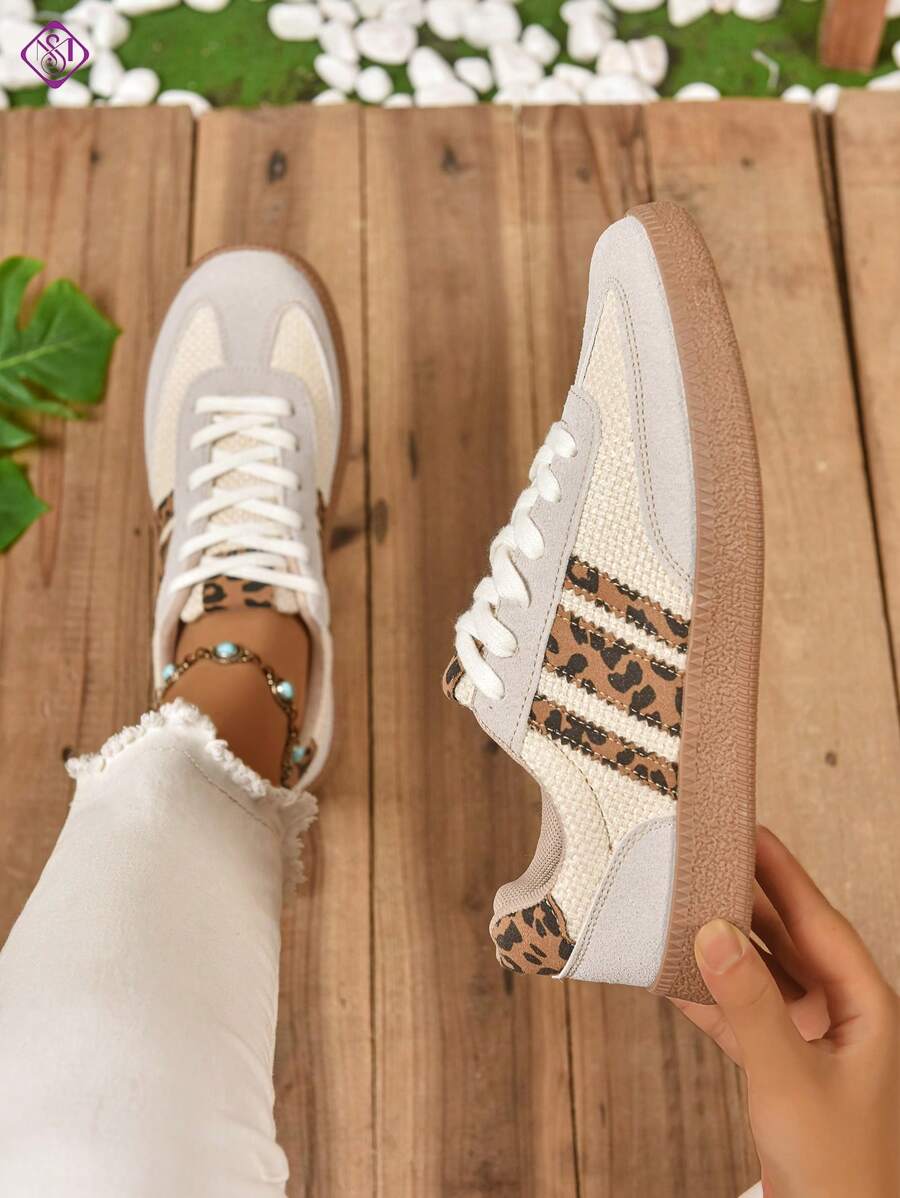 Zara | Chic Leopard Print Sneakers