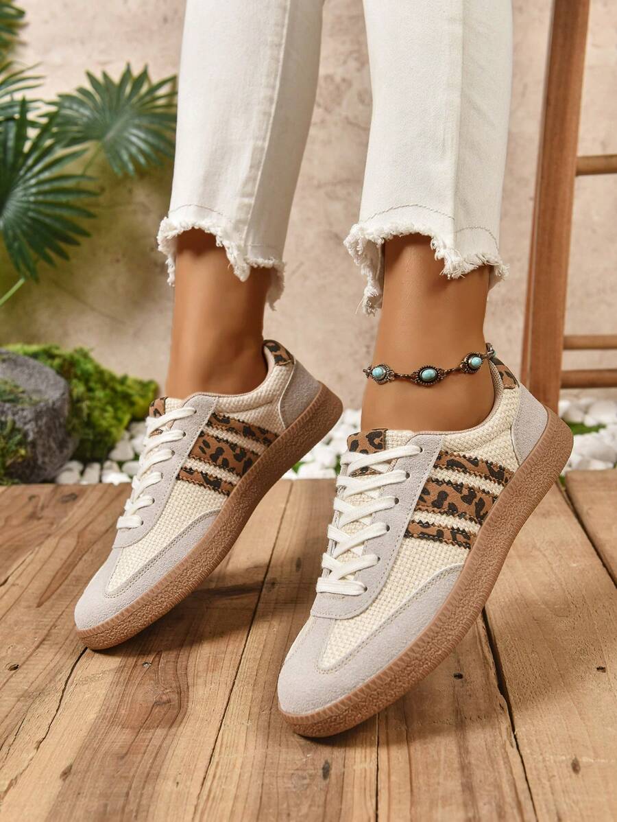 Zara | Chic Leopard Print Sneakers