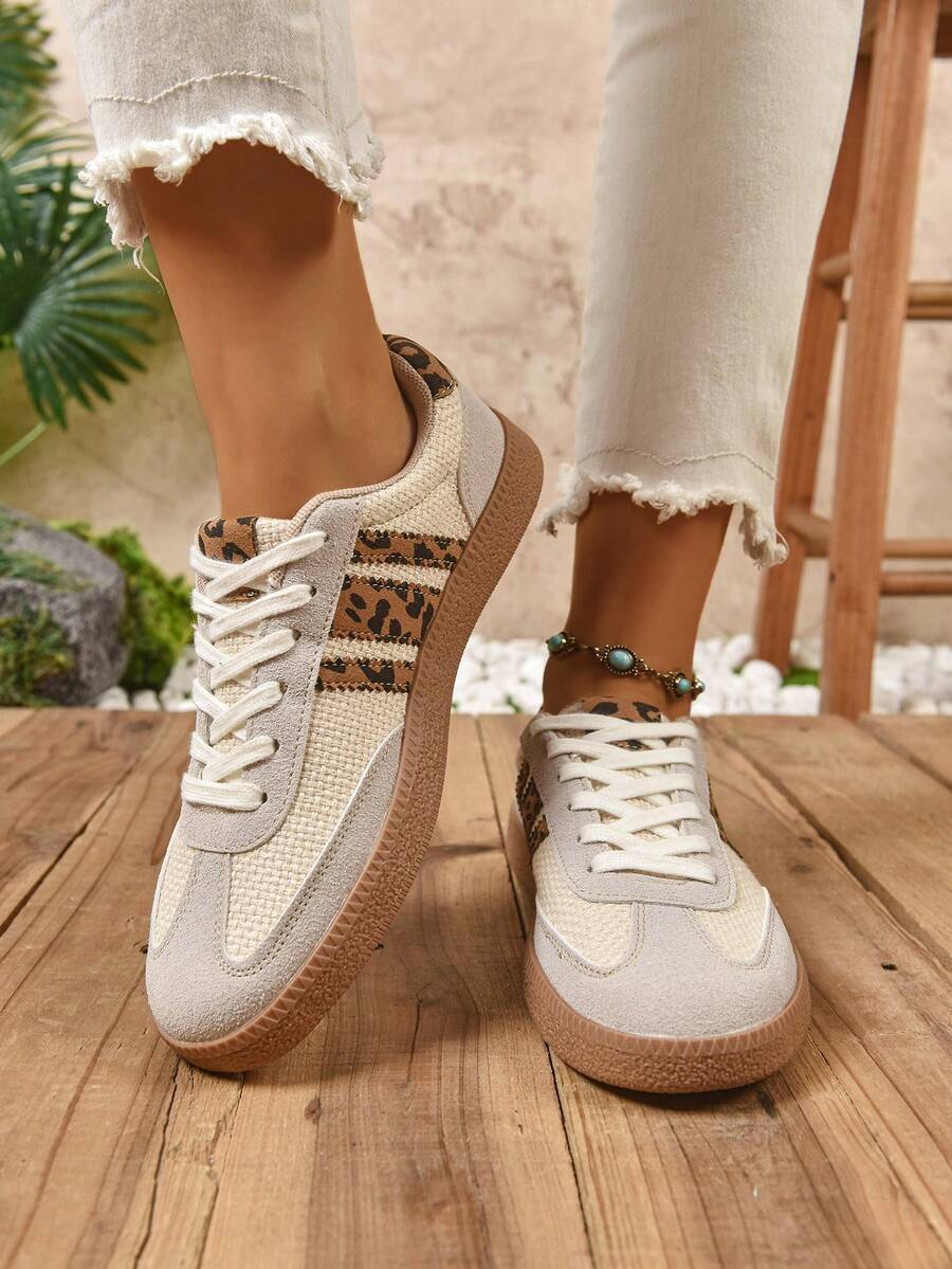 Zara | Chic Leopard Print Sneakers