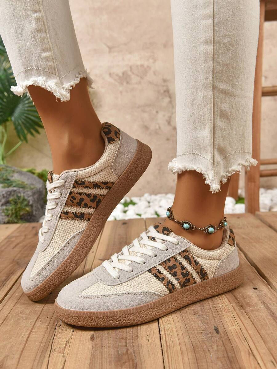 Zara | Chic Leopard Print Sneakers