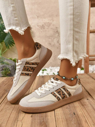 Zara | Chic Leopard Print Sneakers