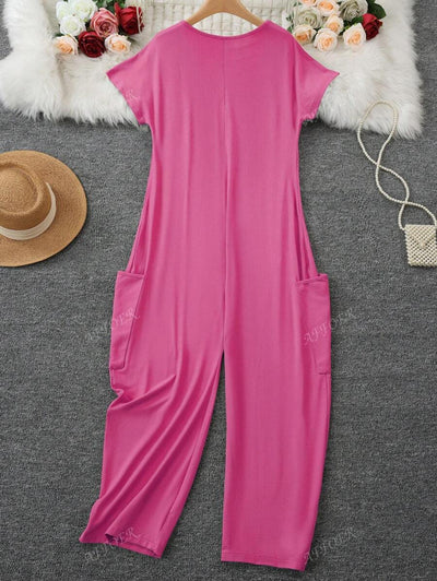 Nala | Casual V-Neck Jumpsuit