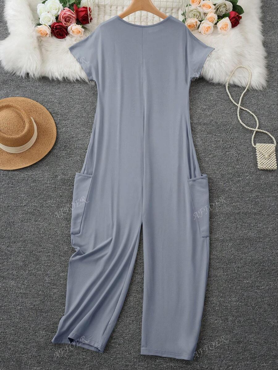 Nala | Casual V-Neck Jumpsuit