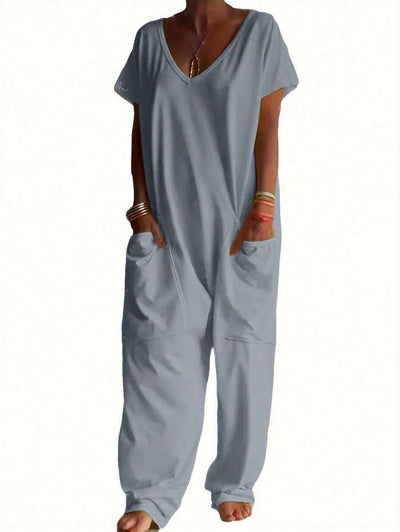 Nala | Casual V-Neck Jumpsuit