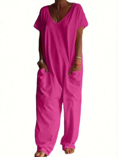 Nala | Casual V-Neck Jumpsuit