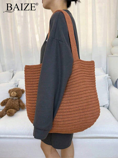 Breezy | Woven Beach Tote Bag