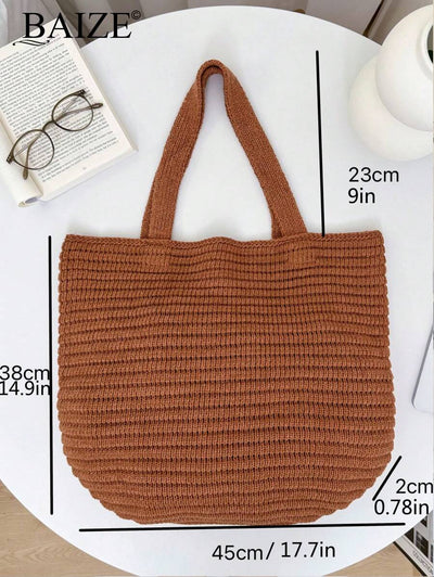 Breezy | Woven Beach Tote Bag