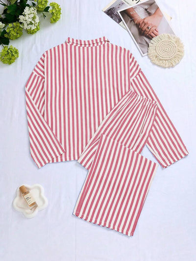Ember | Cozy Stripe Pyjama Set