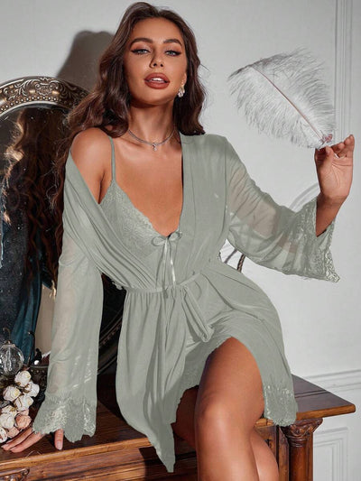 Luxe | Elegant Lace Robe Set