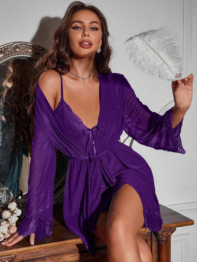 Luxe | Elegant Lace Robe Set