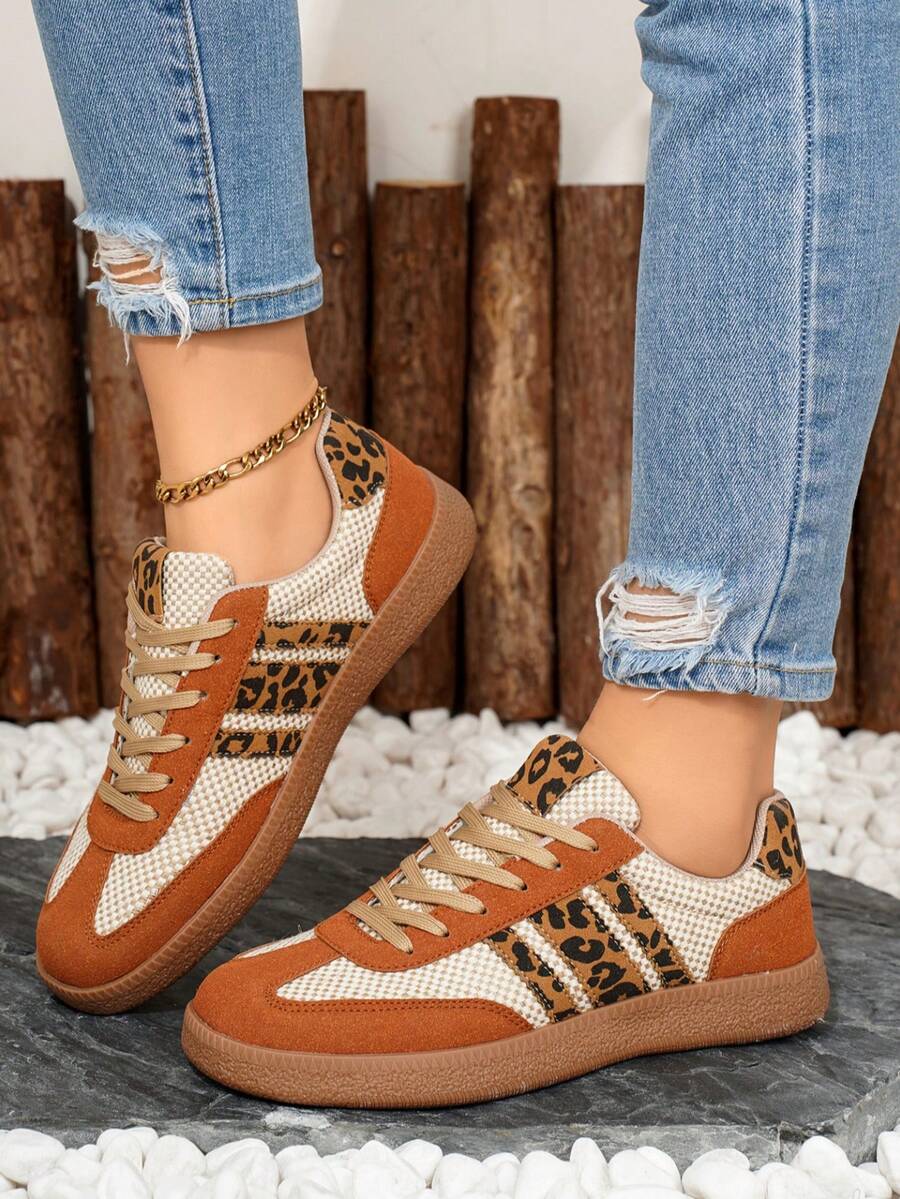 Zara | Chic Leopard Print Sneakers