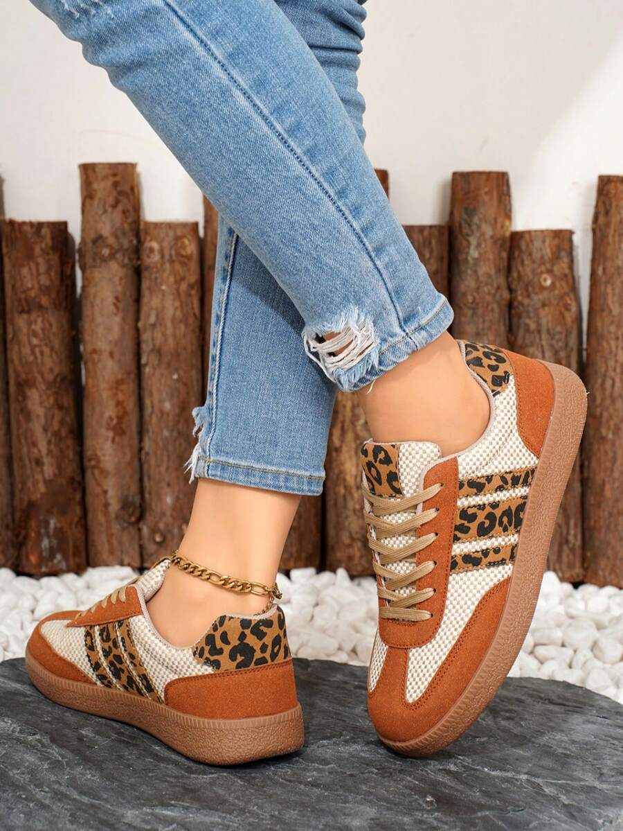 Zara | Chic Leopard Print Sneakers