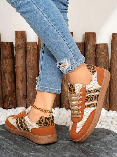 Zara | Chic Leopard Print Sneakers