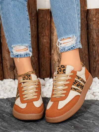 Zara | Chic Leopard Print Sneakers
