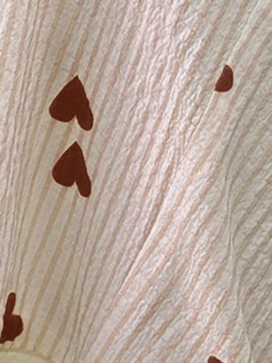 Luxe | Heart Striped Pyjama Set