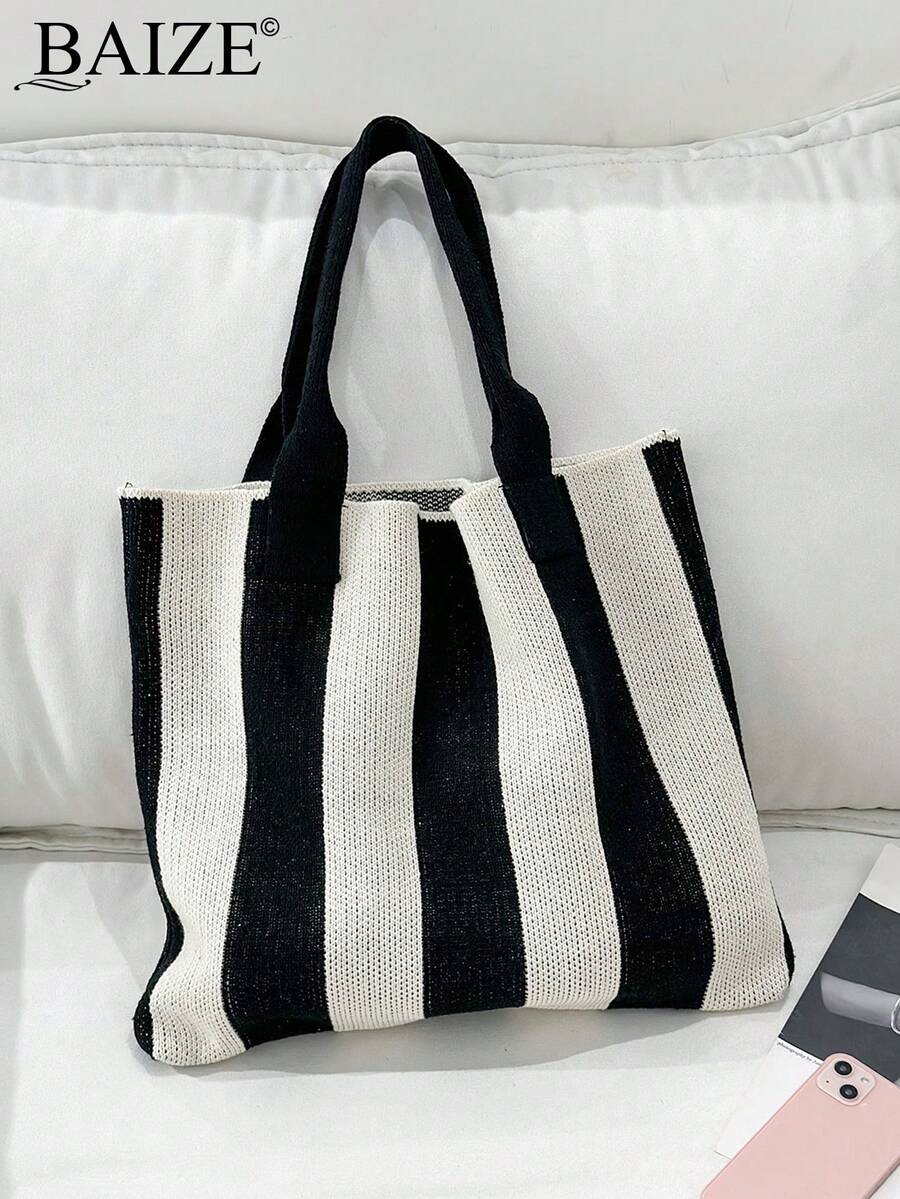 Breezy | Woven Beach Tote Bag