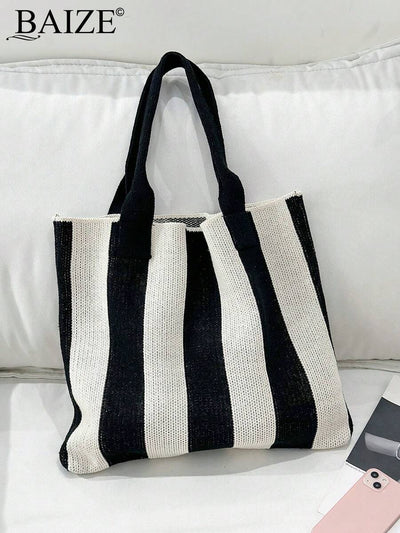 Breezy | Woven Beach Tote Bag