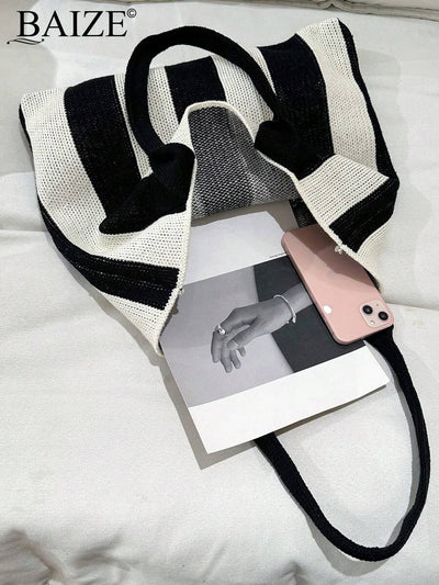 Breezy | Woven Beach Tote Bag