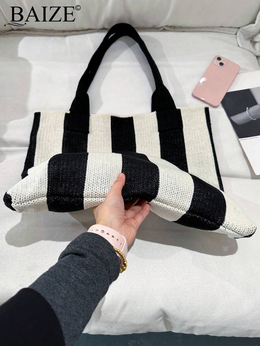 Breezy | Woven Beach Tote Bag