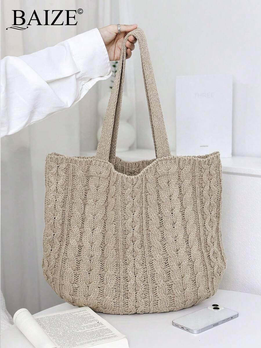 Breezy | Woven Beach Tote Bag
