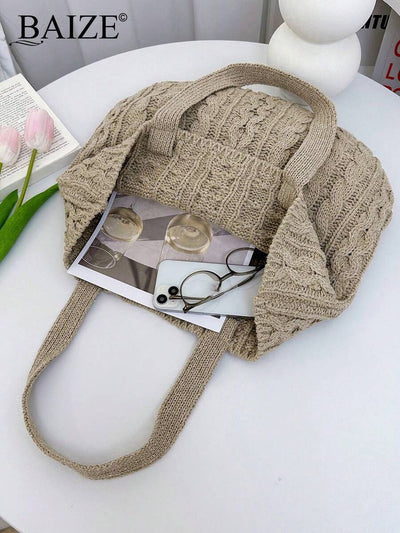 Breezy | Woven Beach Tote Bag