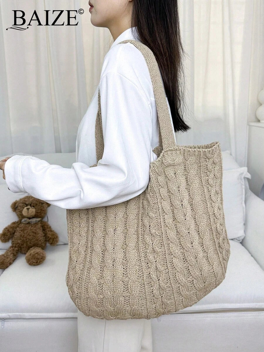 Breezy | Woven Beach Tote Bag