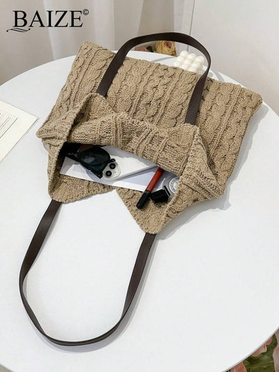 Breezy | Woven Beach Tote Bag