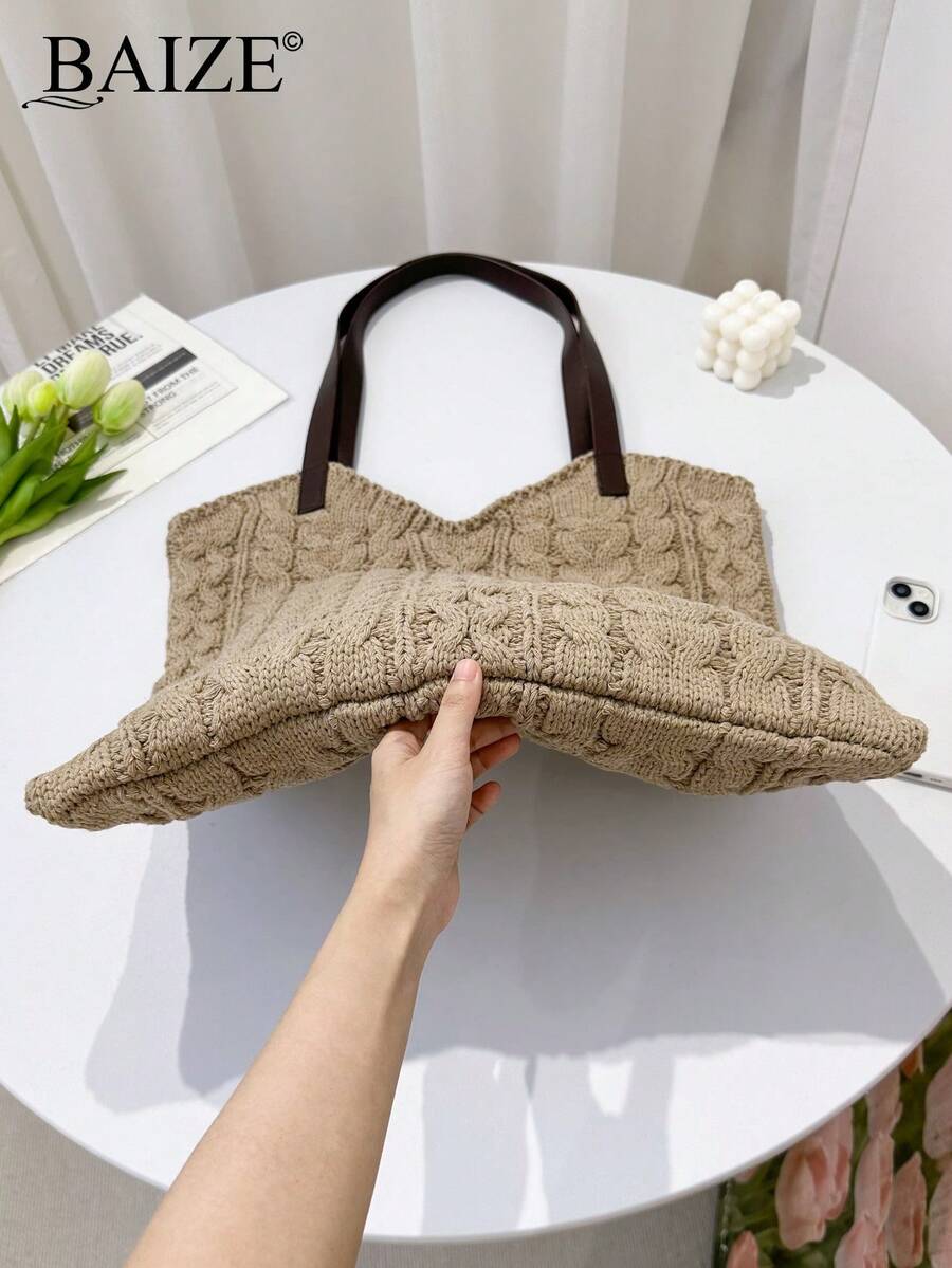 Breezy | Woven Beach Tote Bag