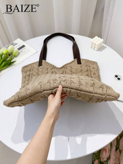 Breezy | Woven Beach Tote Bag