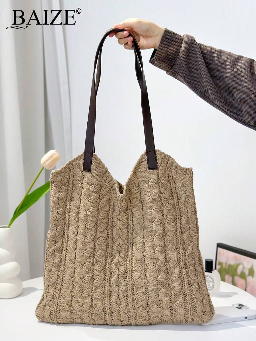 Breezy | Woven Beach Tote Bag