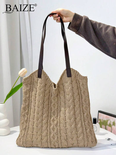 Breezy | Woven Beach Tote Bag