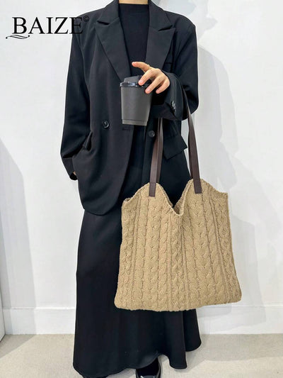 Breezy | Woven Beach Tote Bag