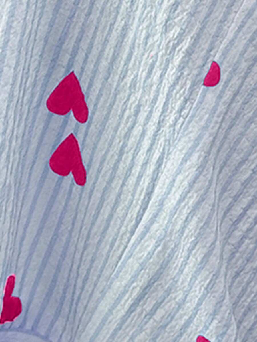 Luxe | Heart Striped Pyjama Set