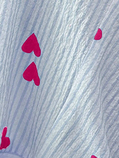 Luxe | Heart Striped Pyjama Set