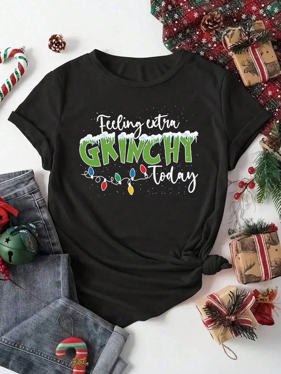 Grinchy | Fun Holiday Graphic Tee