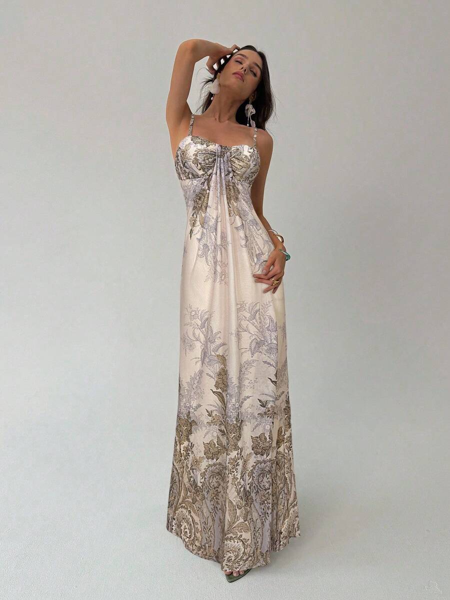 Aurelia | Elegant Floral Maxi Dress