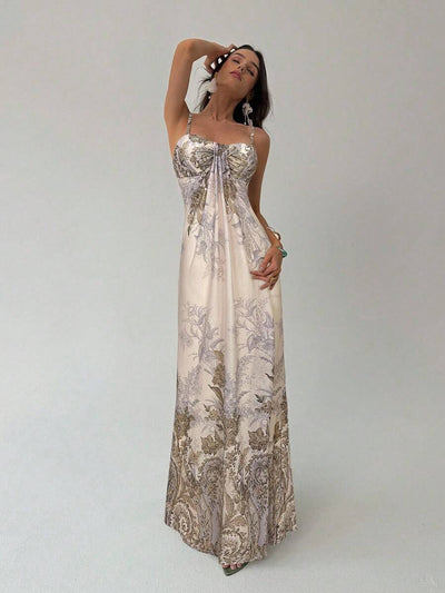 Aurelia | Elegant Floral Maxi Dress