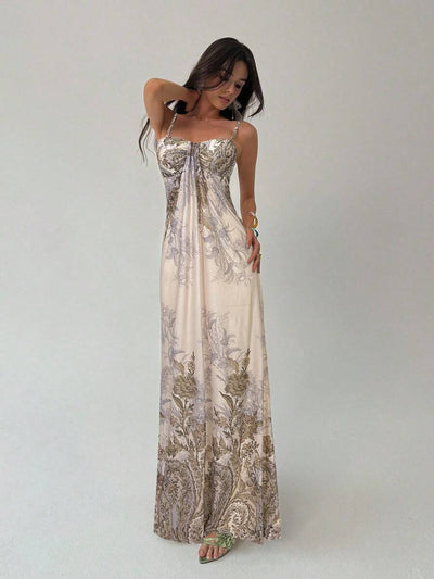 Aurelia | Elegant Floral Maxi Dress